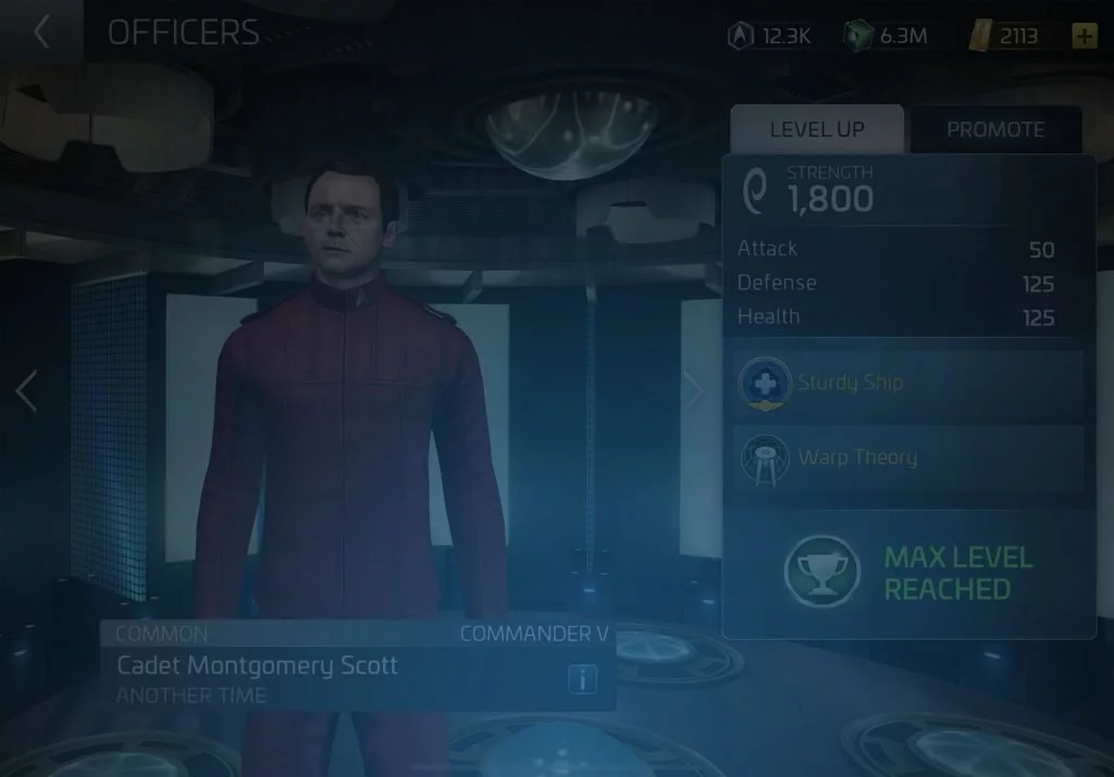 Cadet Montgomery Scott Star Trek Fleet Command Wiki