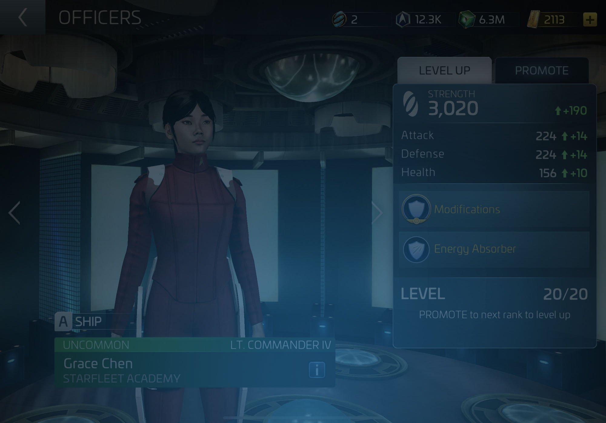 STFC Grace Chen officer guide: abilities and crews