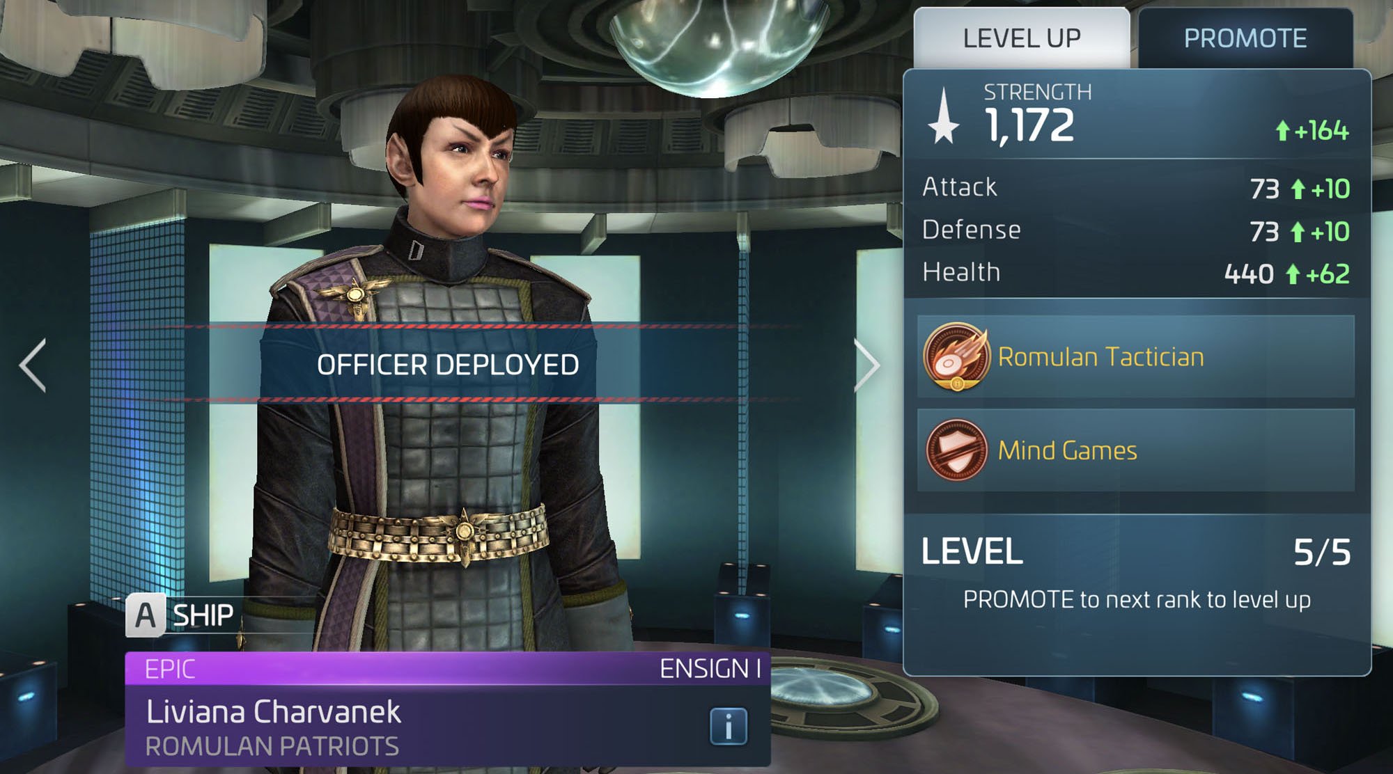 Star Trek Fleet Command Liviana