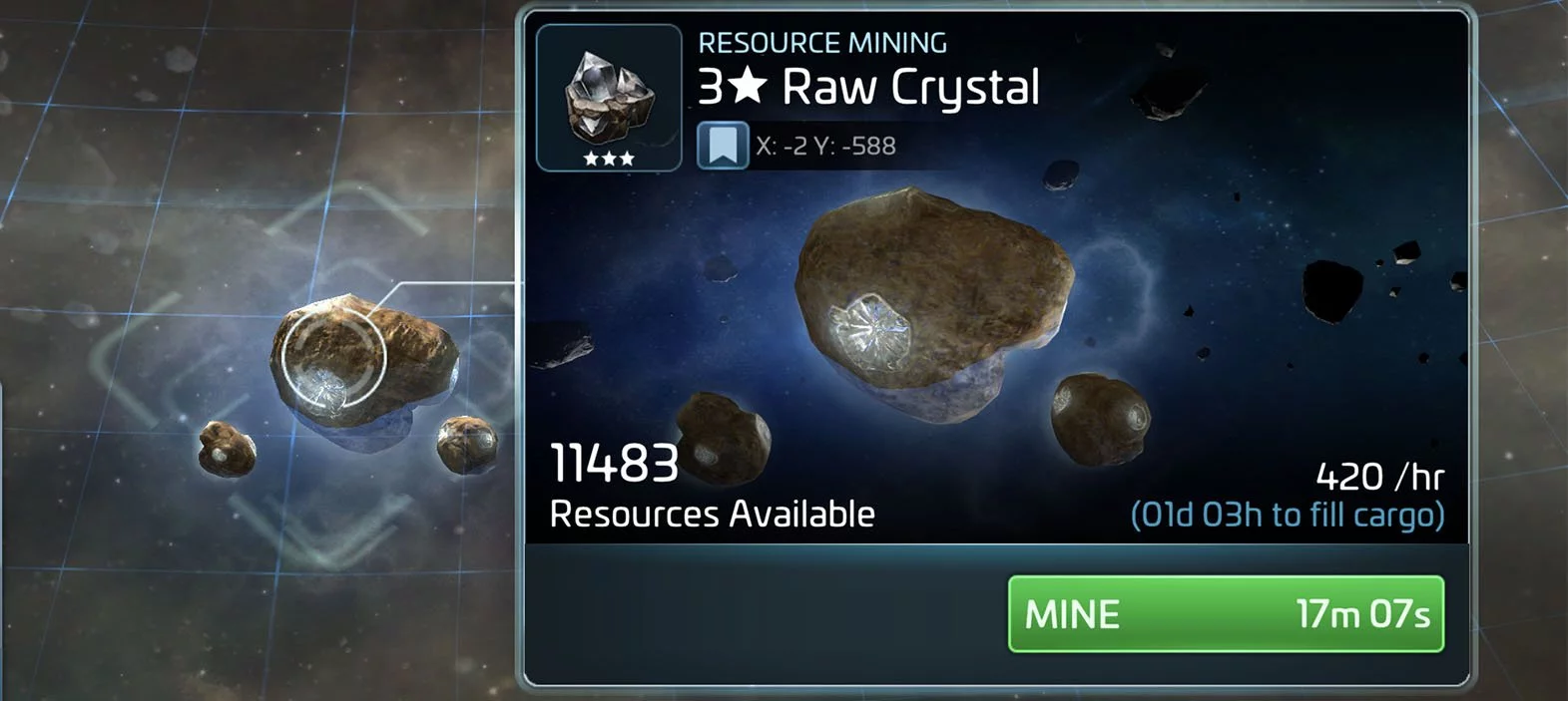 Star Trek Fleet Command Grade 3 Raw Crystal