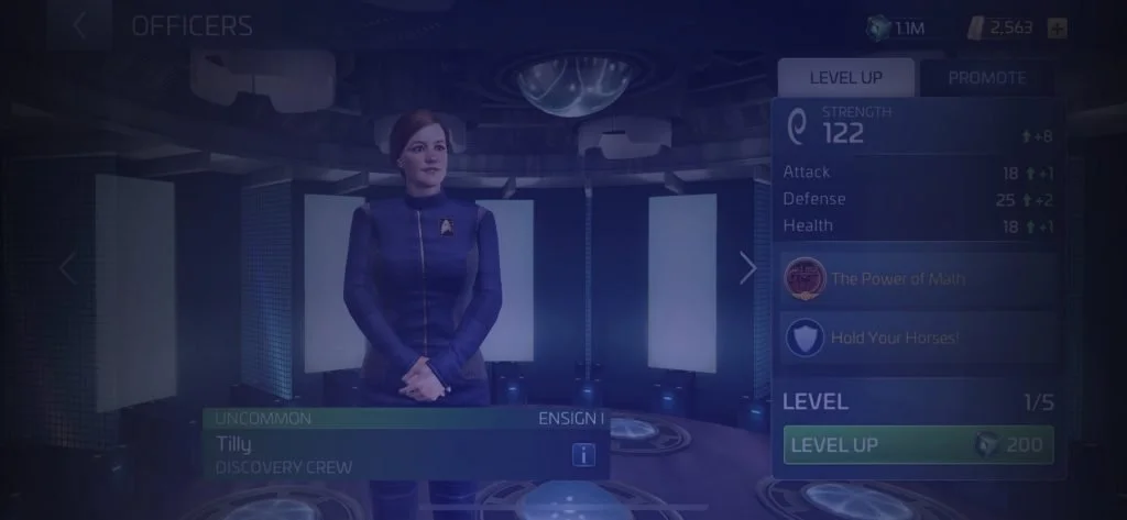Star Trek Fleet Command Beamter Tilly