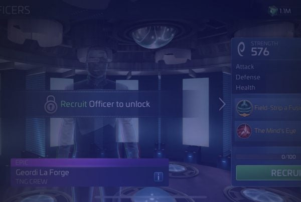 Star Trek Fleet Command Offizier Geordi La Forge