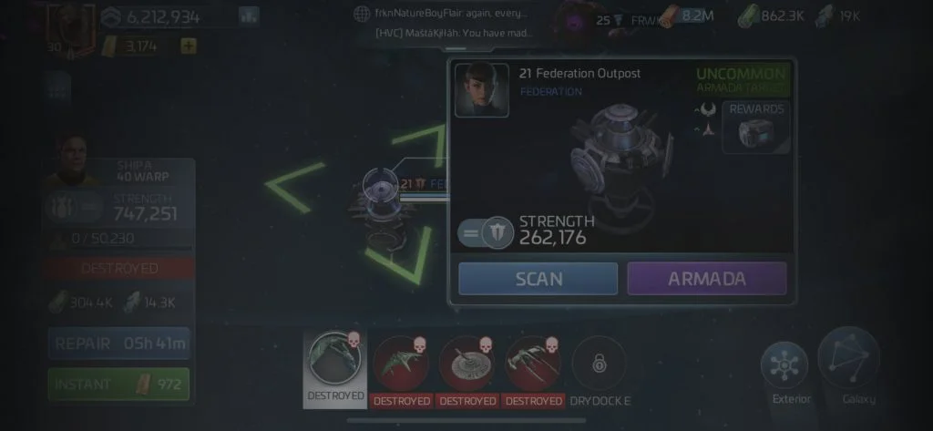 Star Trek Fleet Command Armada Locations