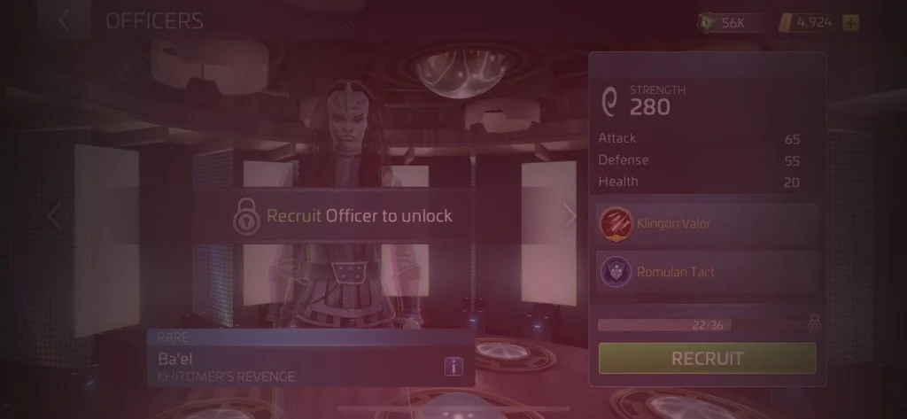 Star Trek Fleet Command Officer Ba’el
