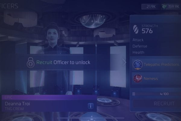 Star Trek Fleet Command Officer Deanna Troi