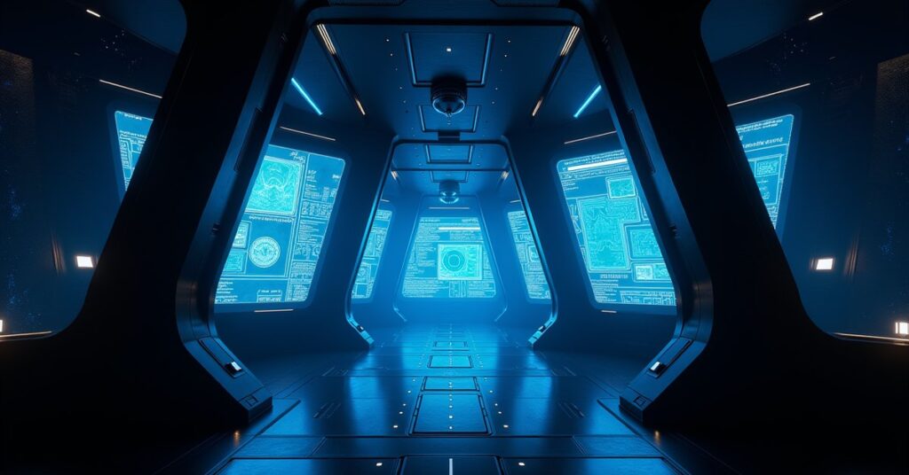 Aggregation Research in Star Trek Fleet Command: a research vessel and orbital laboratory in deep space.