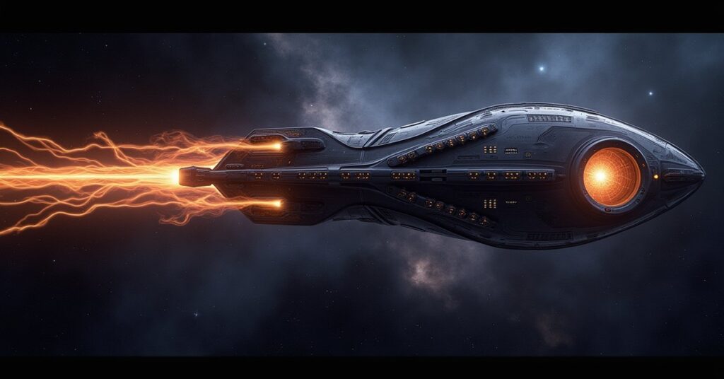 Ascension Research in Star Trek Fleet Command: a research vessel and orbital laboratory in deep space.
