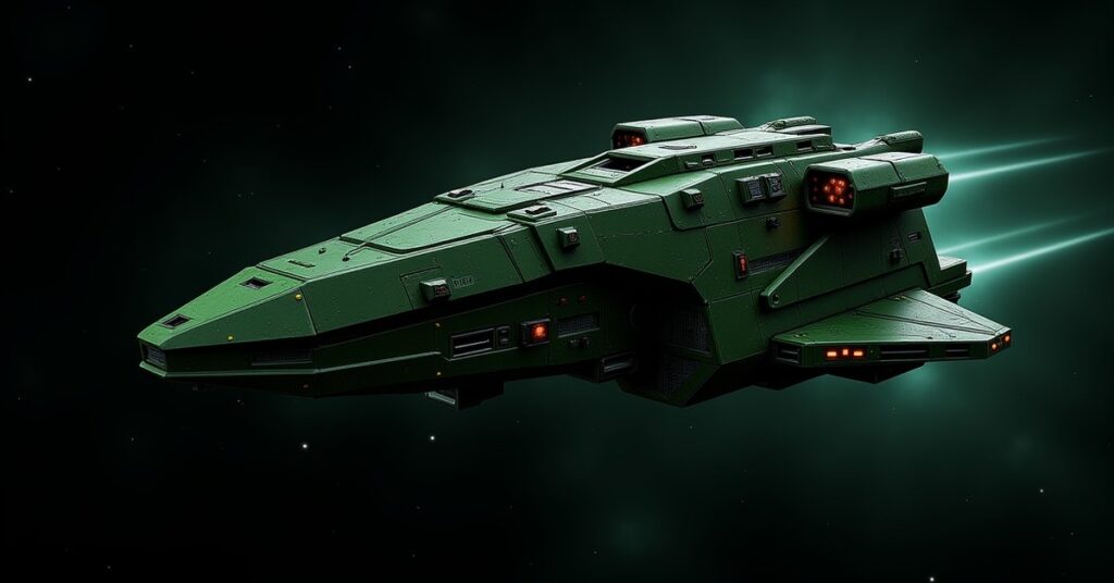 Borg Unicomplex Patrol, a cybernetic Borg raider ship guarding open space in Star Trek Fleet Command