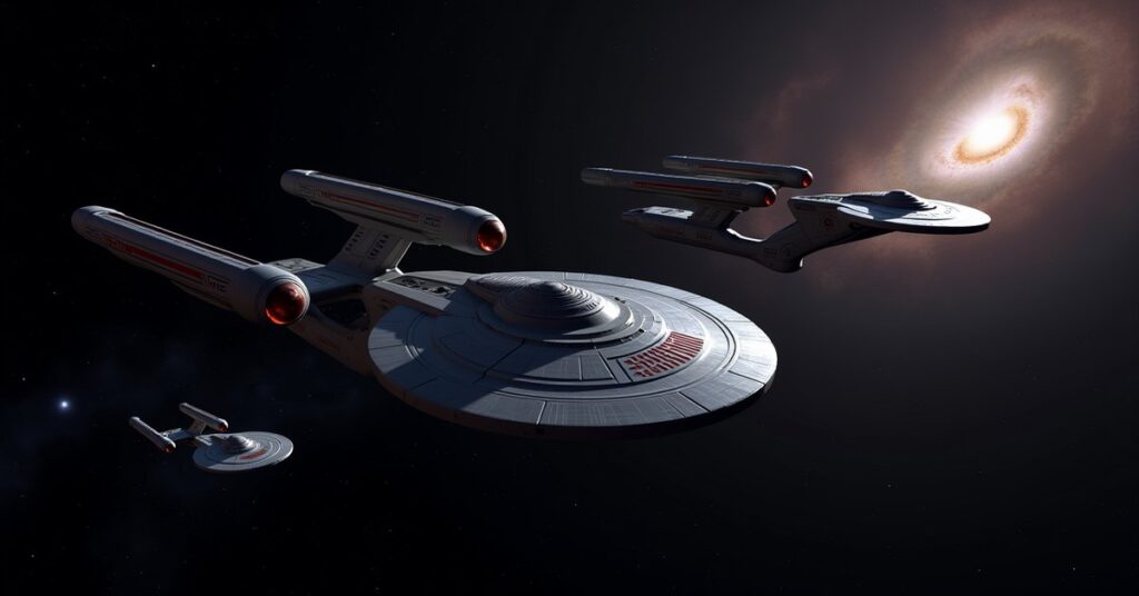 Star Trek Fleet Command Cardassian ships in deep space