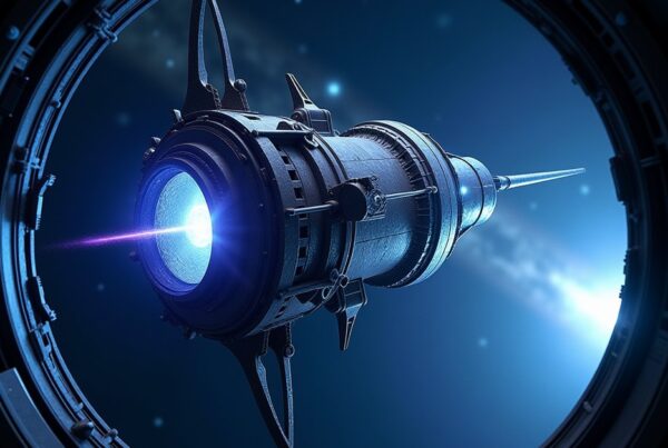 Chrono Deflector Chaos Tech artifact glowing with temporal energy aboard a starship in Star Trek Fleet Command