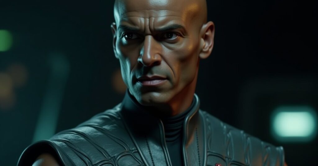 Damar, the Cardassian Deep Space Nine officer, shown as an STFC officer card portrait.