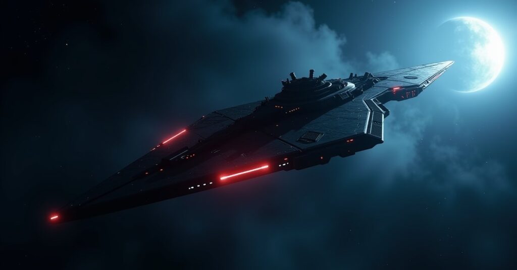 Deidamia's Battleship, a Venari Ral battleship hostile from Star Trek Fleet Command