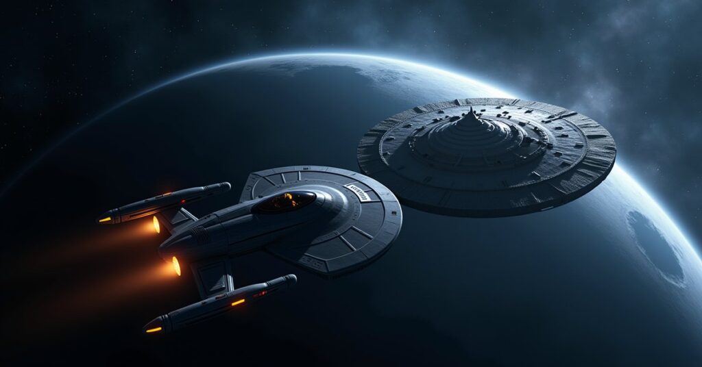 Section 31 agents staging a Cardassian prison break in Star Trek Fleet Command