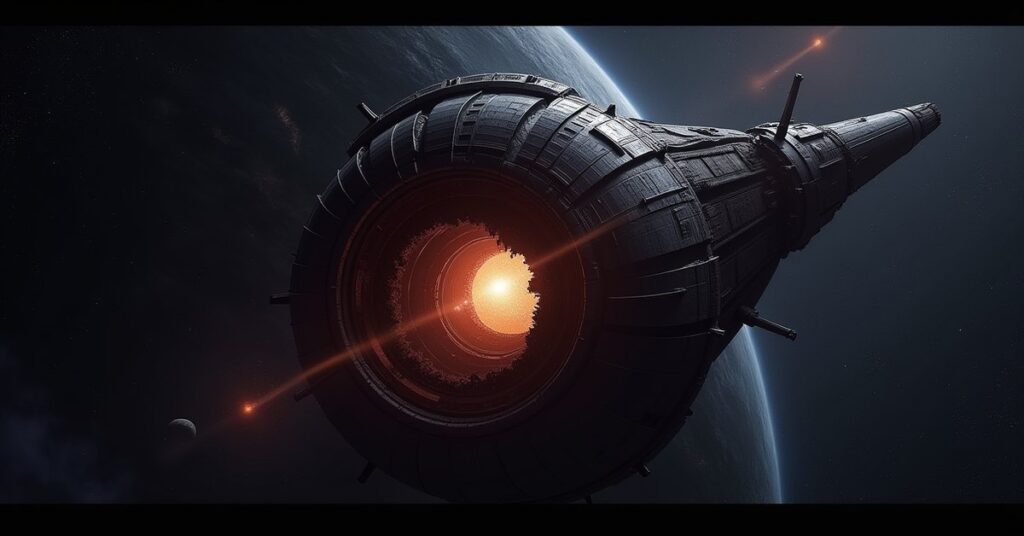 Doomsday Fissure, a colossal neutral deep-space station target in Star Trek Fleet Command