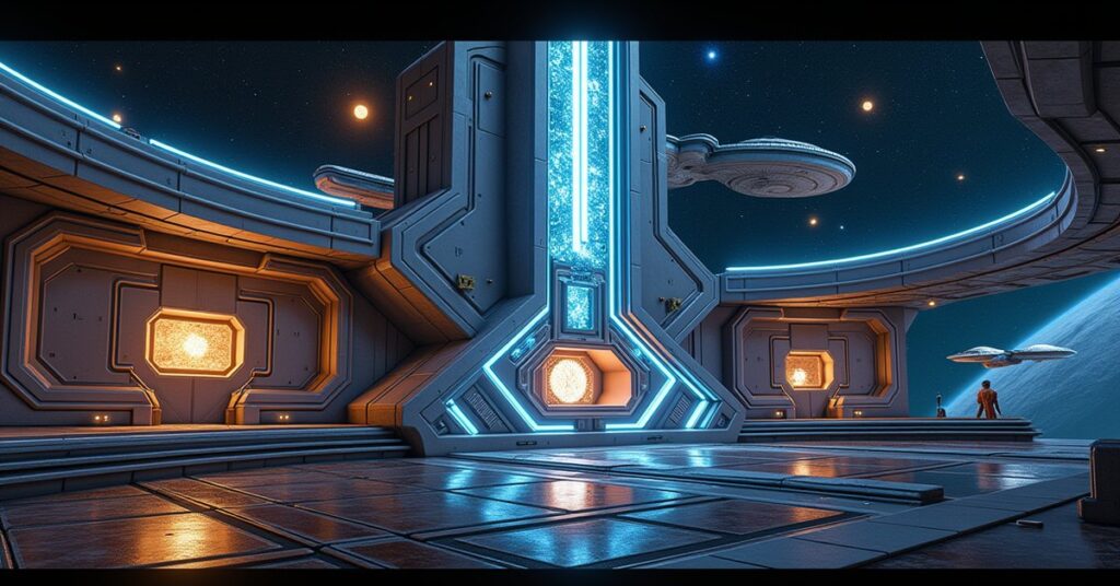 DTI Headquarters station building in Star Trek Fleet Command