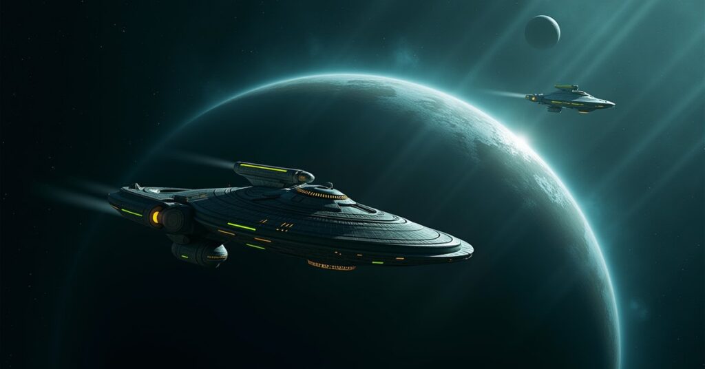 Fenrithar star system in Star Trek Fleet Command, home to a Borg Solo Outpost Elite
