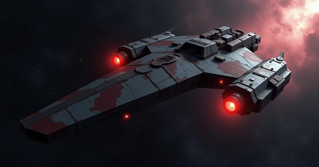 Frontier Raider Explorer-class hostile ship in Star Trek Fleet Command neutral space
