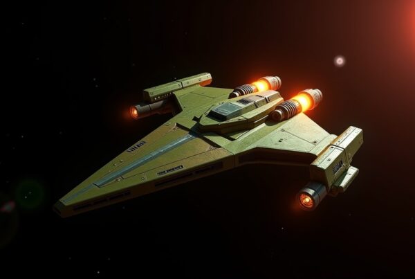 Gorn Eviscerator, an Epic grade 4 Interceptor in Star Trek Fleet Command, in deep space