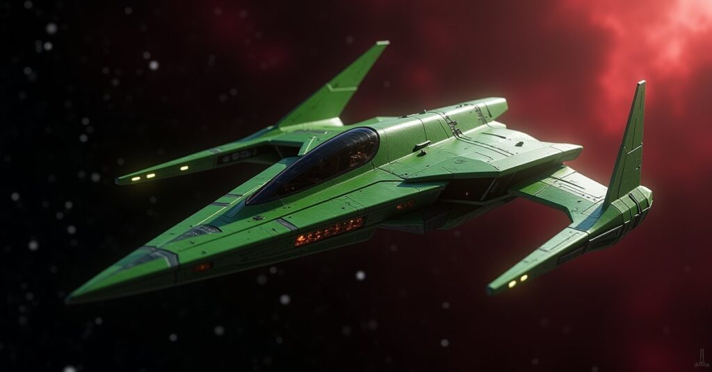 Romulan Immortal Arrow Class Interceptor hostile ship in Star Trek Fleet Command