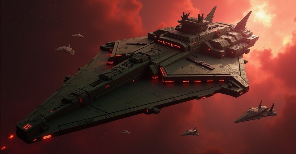 Klingon Fortress armada target station from Star Trek Fleet Command