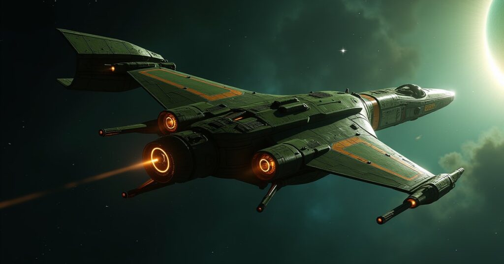 Lost Orion Slaver, an Orion pirate Explorer-class warship, in Star Trek Fleet Command
