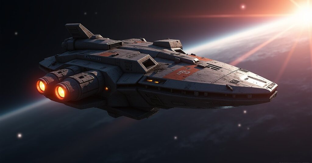 Lost Takret Militia Explorer-class hostile ship in Star Trek Fleet Command