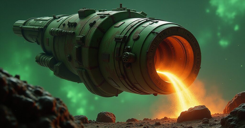 Malon Extractor Forbidden Tech artifact from Star Trek Fleet Command, a Malon antimatter waste extraction rig