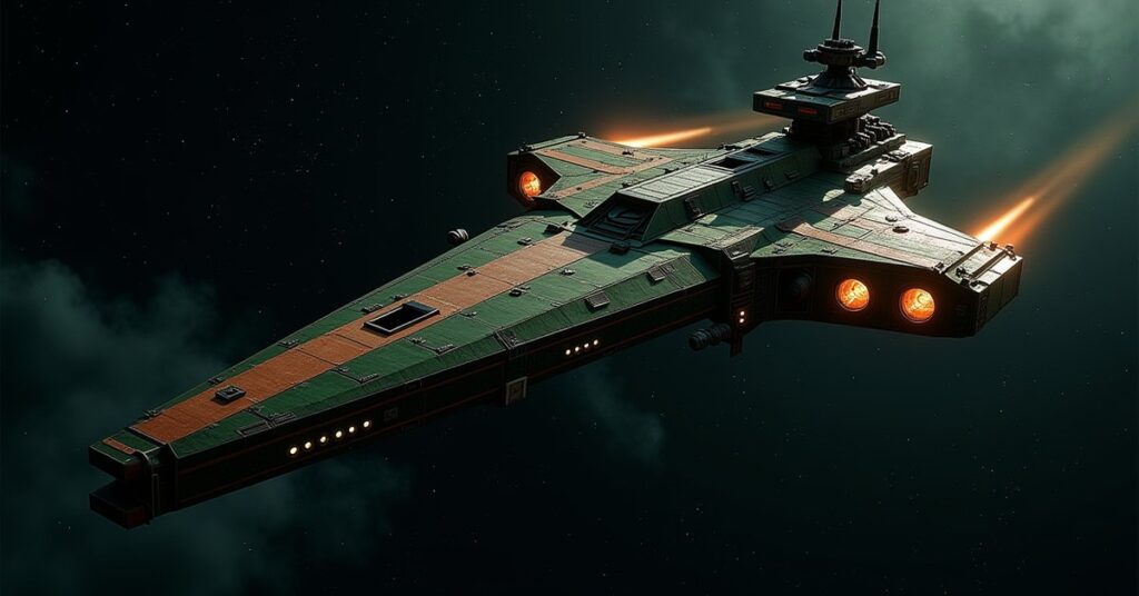 Nausicaan Warship battleship hostile in Star Trek Fleet Command