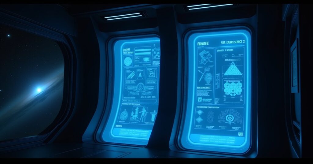 Prime 5★ Gas Refining in Star Trek Fleet Command: a research vessel and orbital laboratory in deep space.