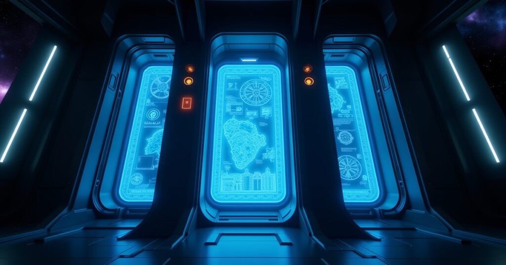 Prime Klingon Tribute in Star Trek Fleet Command: a research vessel and orbital laboratory in deep space.