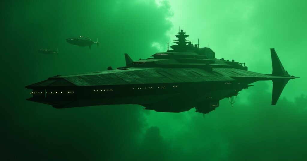 Romulan Watchpost station guarding Romulan space in Star Trek Fleet Command