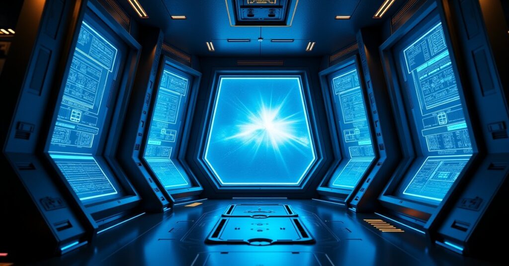 Ship Skins Research in Star Trek Fleet Command: a research vessel and orbital laboratory in deep space.