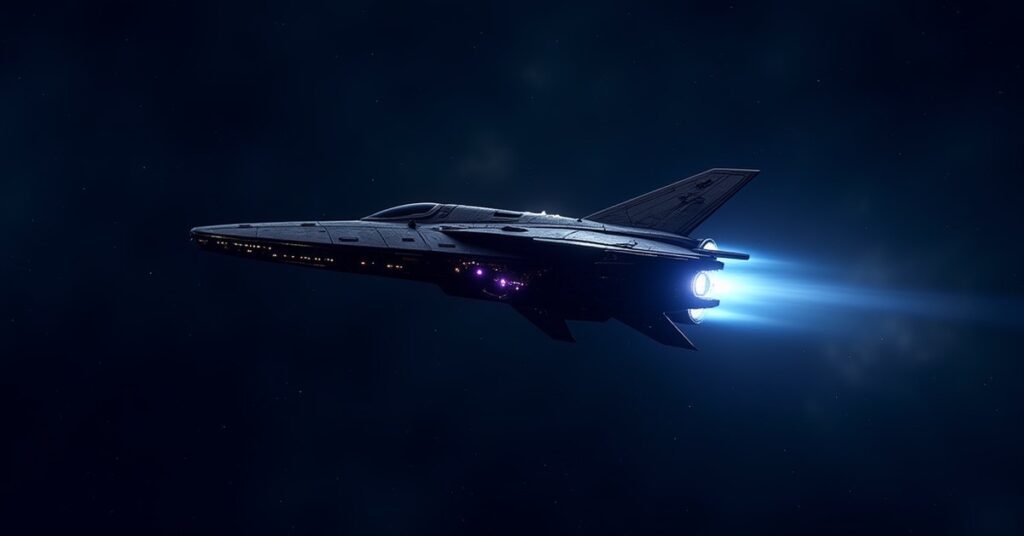 V'ger Hurak Honorguard, a replicated Interceptor-class hostile ship in Star Trek Fleet Command