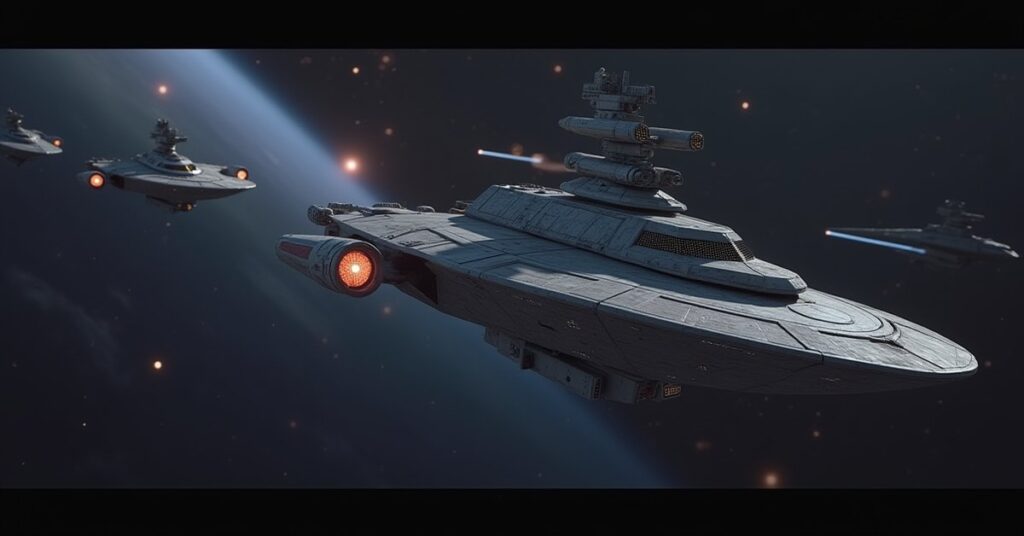 An independent ship battles new Federation, Romulan and Klingon warships in Star Trek Fleet Command