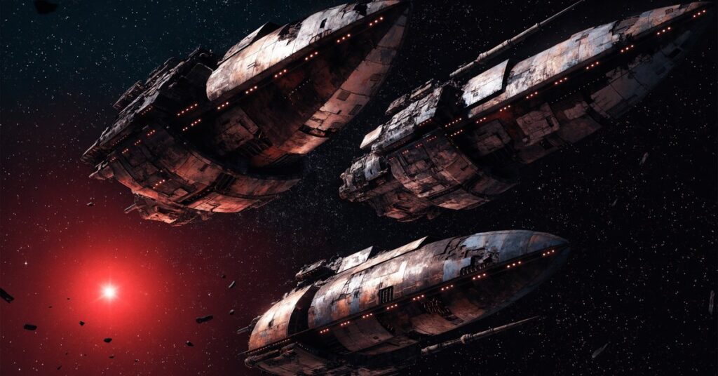 Star Trek Fleet Command Exiles hijacked warships in deep space
