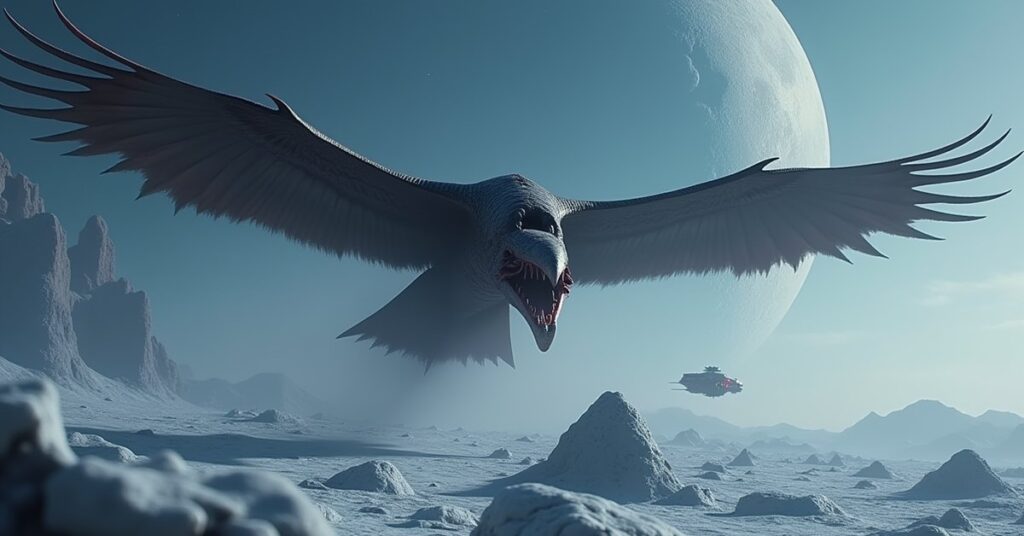 A Klingon ship guarding a drifting escape pod as a rogue Starfleet ship moves in in Star Trek Fleet Command