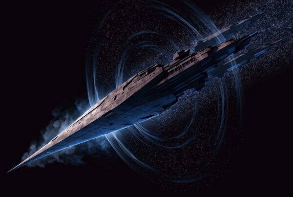 Star Trek Fleet Command Krenim Imperium temporal dreadnought in deep space